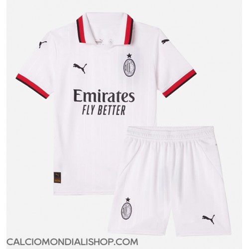 Maglie da calcio AC Milan Seconda Maglia Bambino 2024-25 Manica Corta (+ Pantaloni corti)